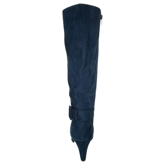 Bella Vita Troy II Navy Microsuede Knee High Womens Boots Size 9.5W - Picture 4 of 11